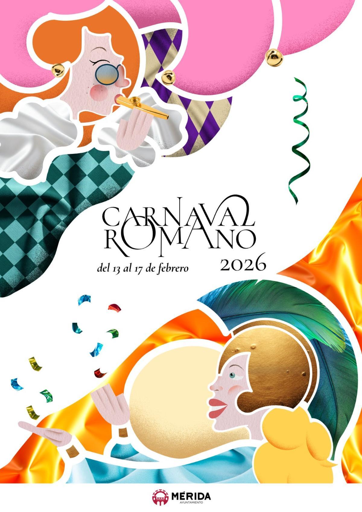 Cartel anunciador del Carnaval Romano 2026.