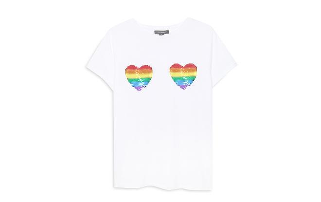 Camiseta de corazones 'Pride', de Primark