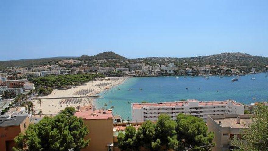 Am Strand von Santa Ponça.