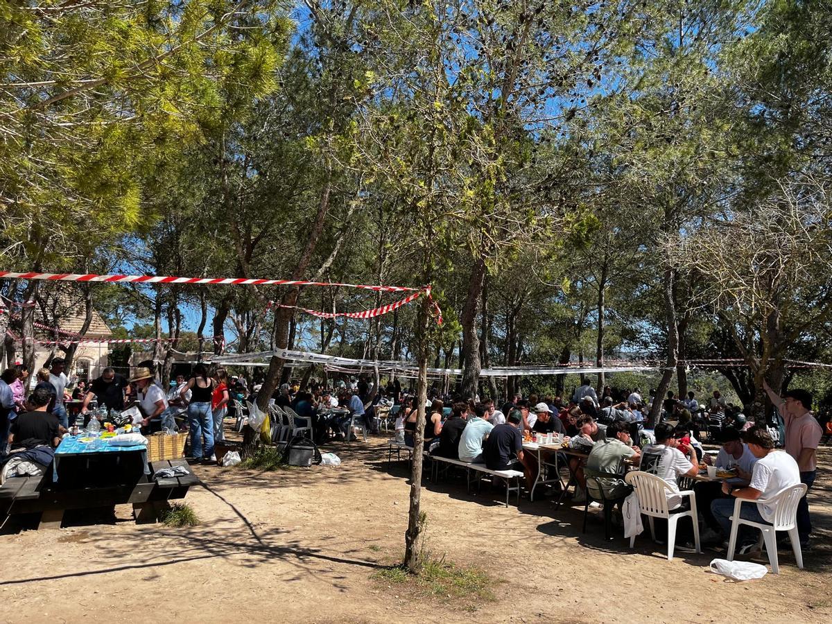 Martes de pancaritats en la ermita de Llubí.