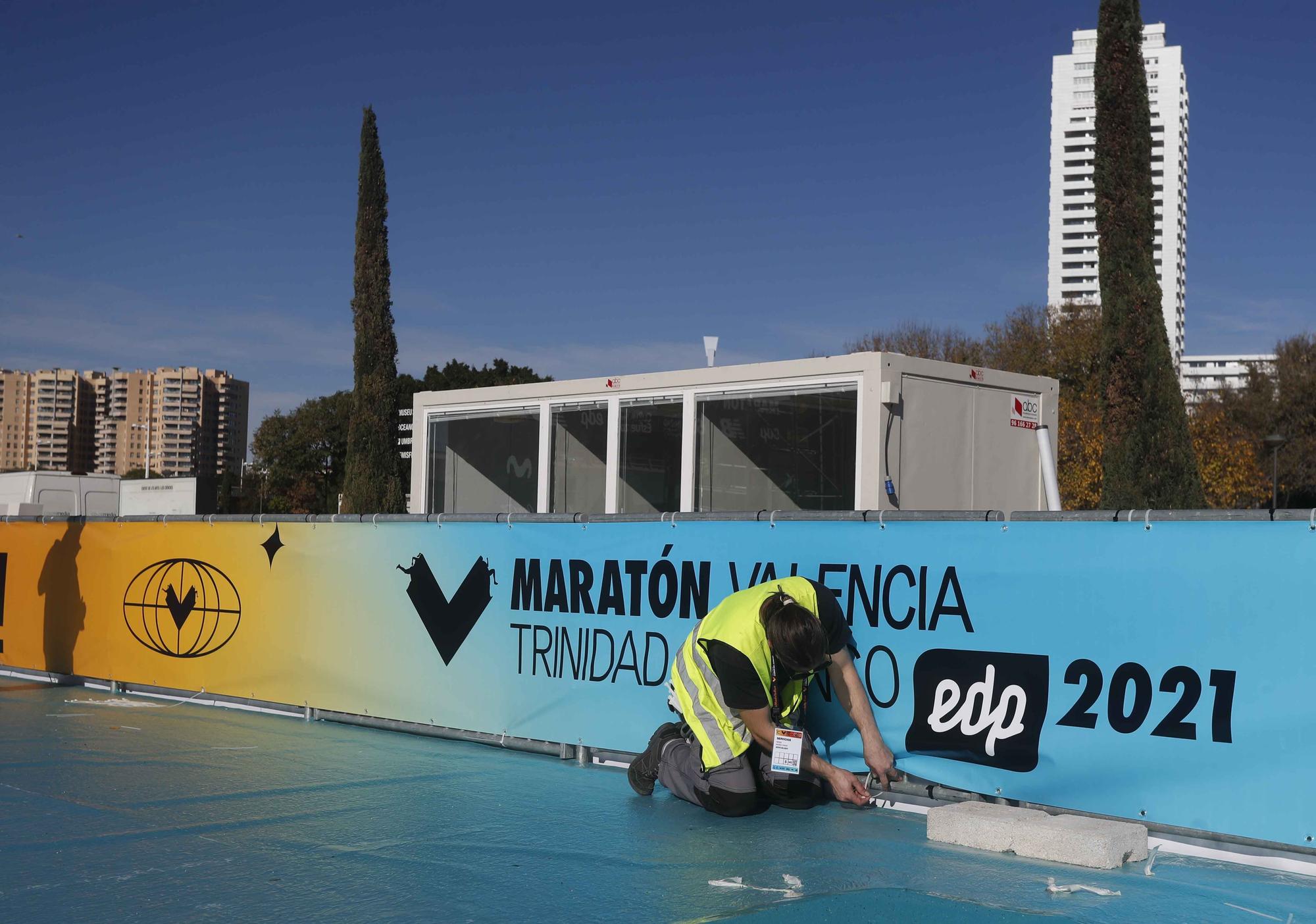 Así luce la nueva recta de meta de Maratón Valencia Trinidad Alfonso