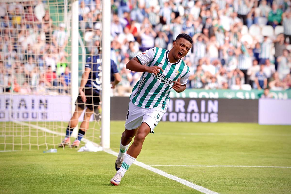 Dalisson de Almeida, el pasado domingo, durante el duelo ante el Cádiz.