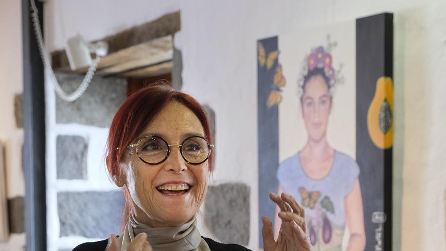 Soledad Martel : «Me afectó el miedo a la pandemia, y me fui a Fataga y Arteara a pintar»