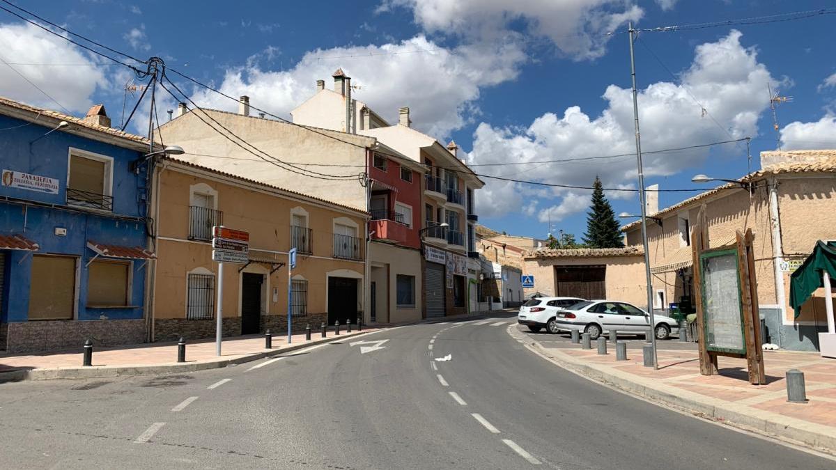 Las calles vacías de Archivel tras serle impuesta la fase 1 hace dos semanas.