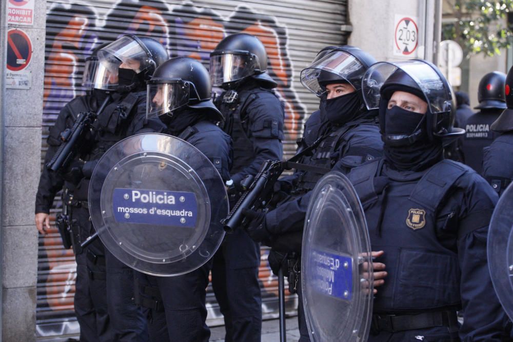 Manifestació contra la Constitució a Girona.