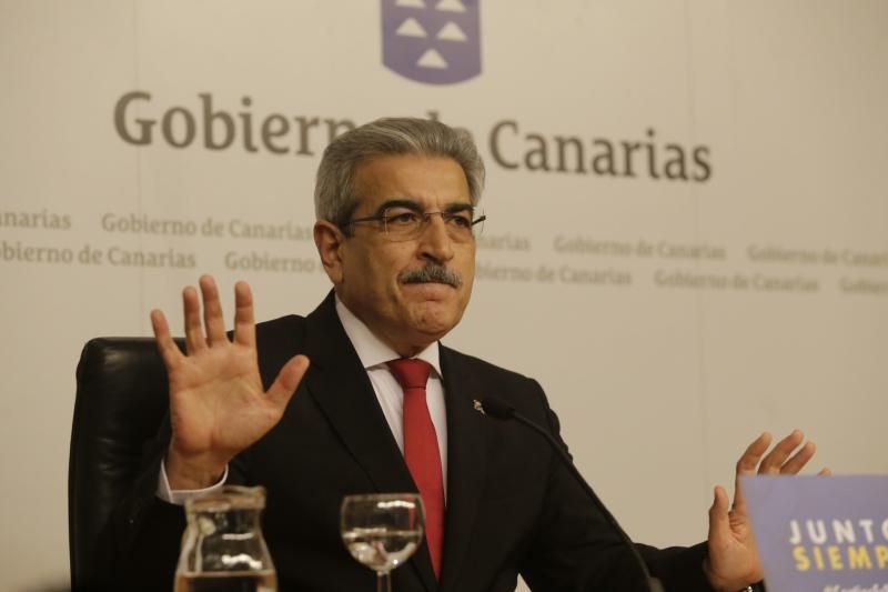 Comparecencia de Julio Pérez y Román Rodríguez en Presidencia de Gobierno