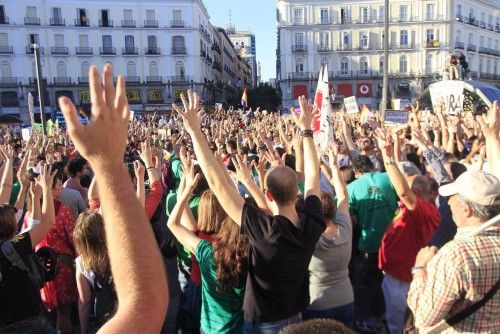 EL 15M VUELVE A LLENAR LA PUERTA DEL SOL EN SU SEGUNDO ANIVERSARIO