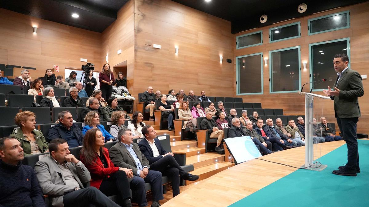 López, en el acto de ayer.