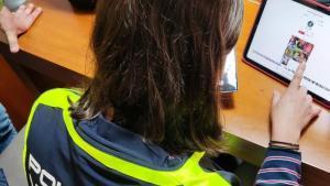 Imagen de la investigación contra el sospechoso de la Policía Nacional