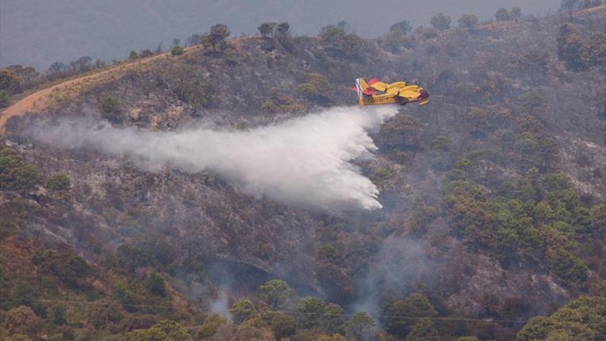 Un fuego arrasa 300 hectáreas y obliga a desalojar 400 viviendas en Estepona