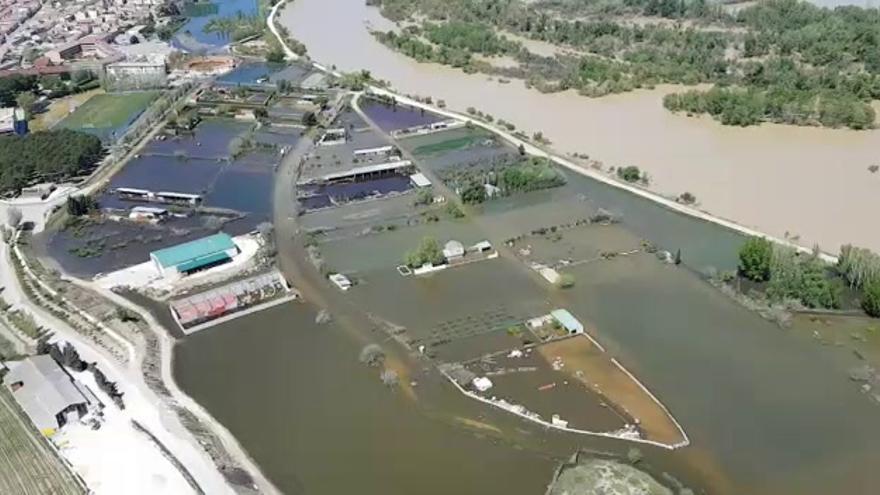 Imágenes aéreas del Burgo de Ebro