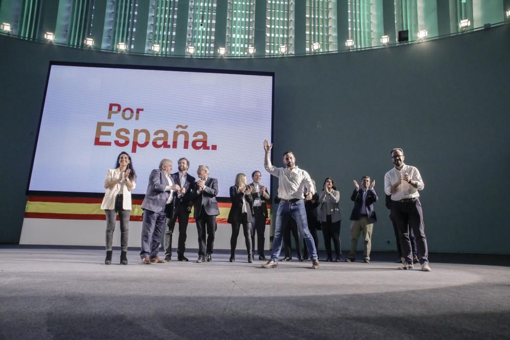 Apertura de campaña de Vox en el Calatrava, en Oviedo