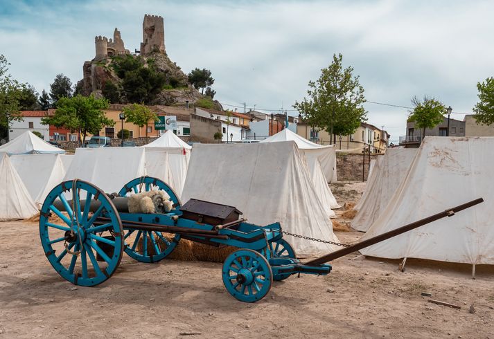 Recreación histórica de la batalla de Almansa.