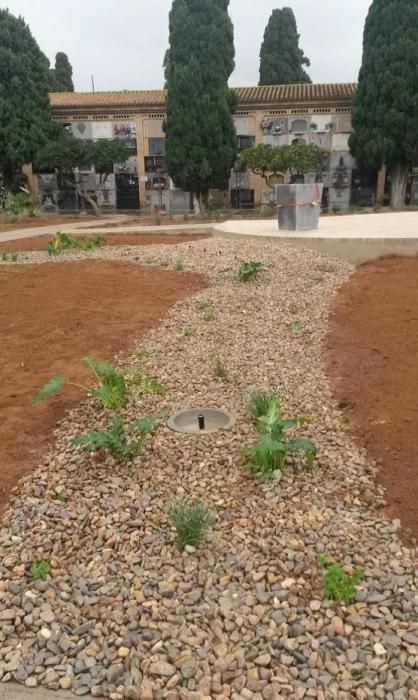 El cementerio de Valencia abre un río seco para depositar las cenizas