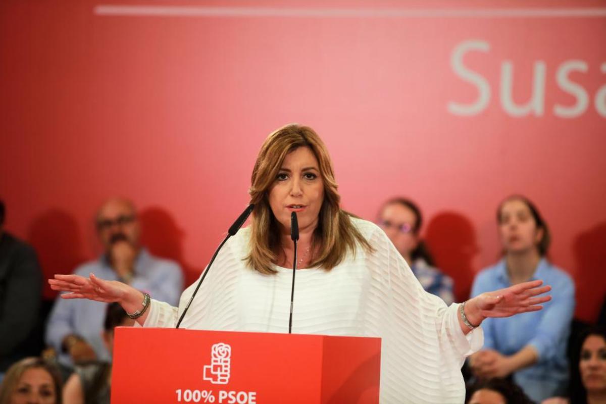 Susana Díaz, en Palma
