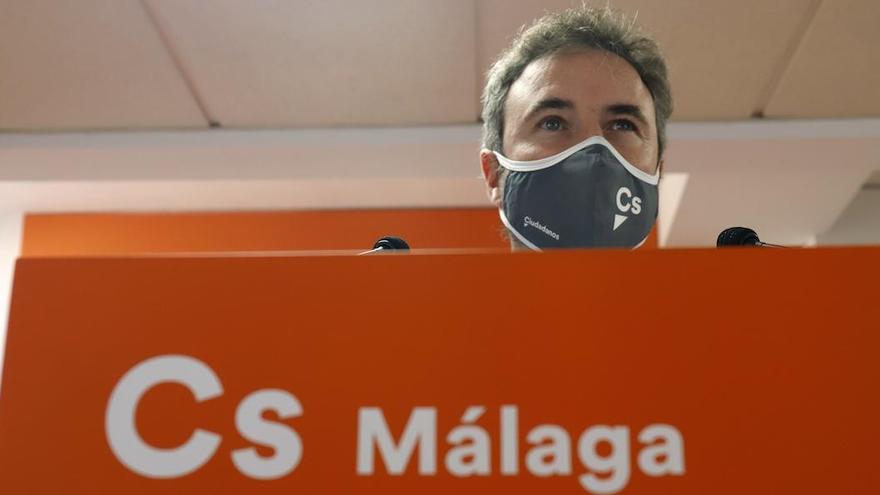 El nuevo coordinador provincial de Ciudadanos en Málaga, el diputado Guillermo Díaz.