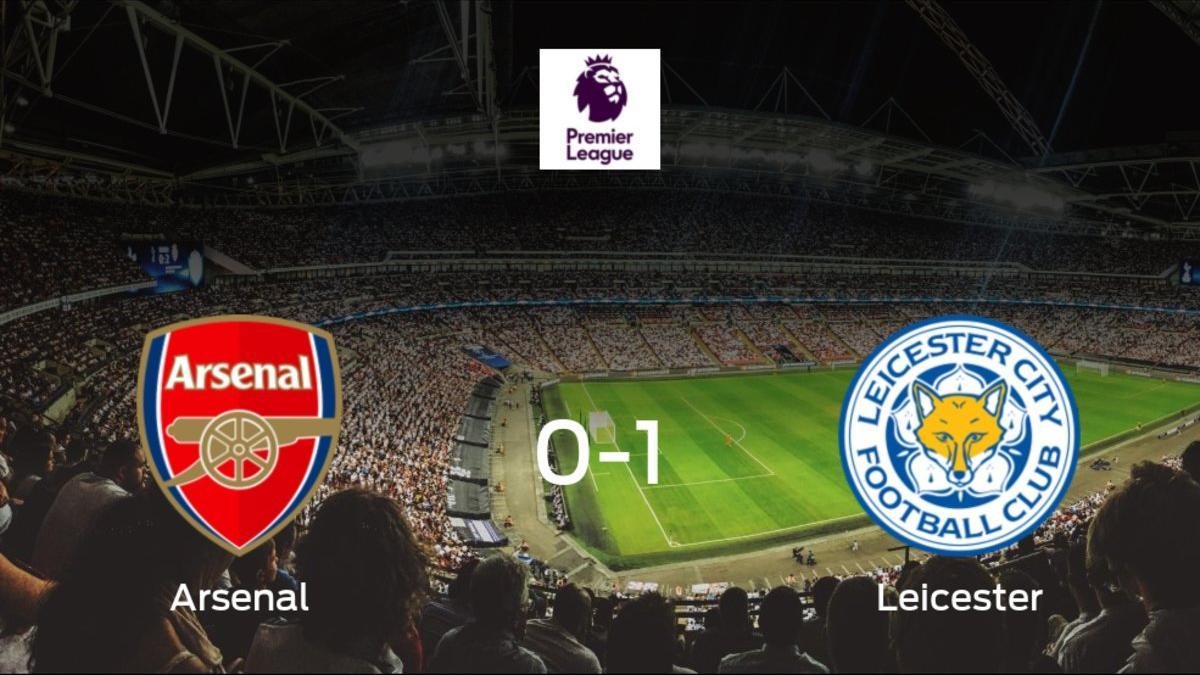 El Leicester City se lleva tres puntos a casa después de vencer 0-1 al Arsenal