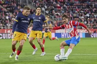 El Girona torna a celebrar un gol de falta quasi dos anys després