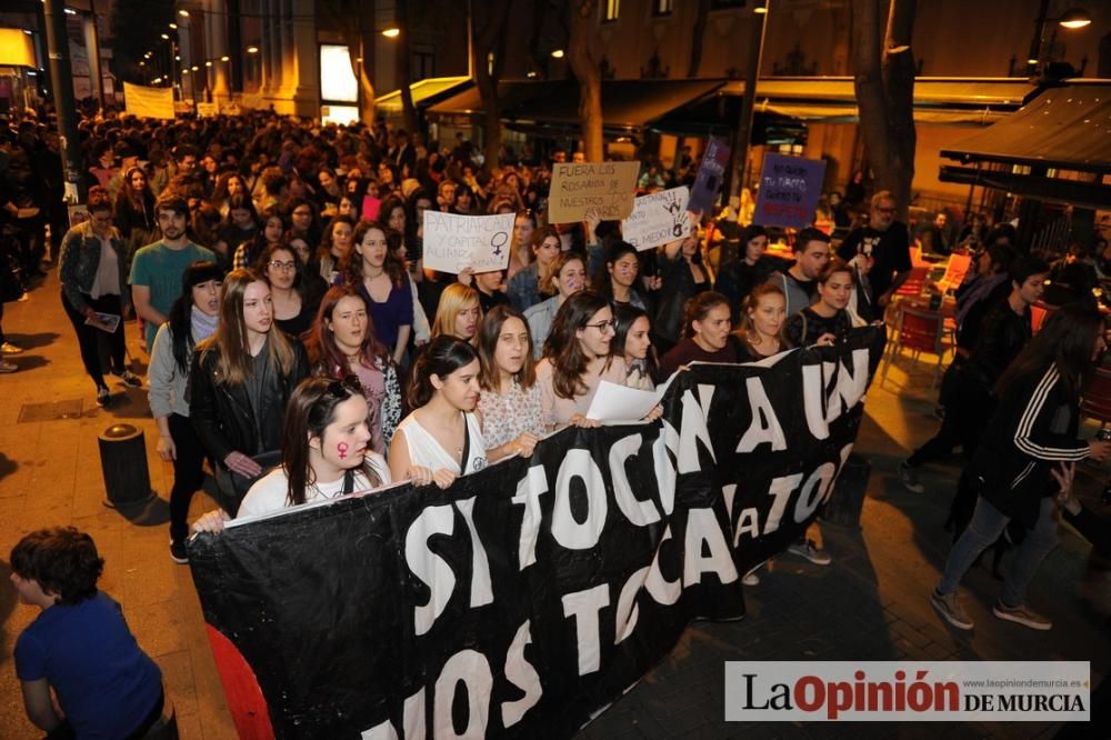 Manifestación en Murcia por el Día Internacional de la Mujer