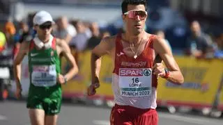 Miguel Ángel López, campeón de Europa de 35 km marcha con una exhibición