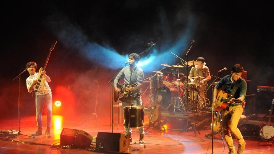 Morat, en un concierto en Galicia.