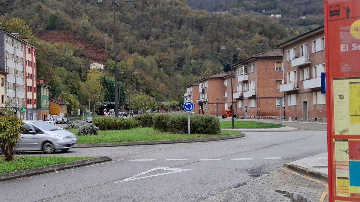 Barrio de El Serrallo, en Sotrondio.