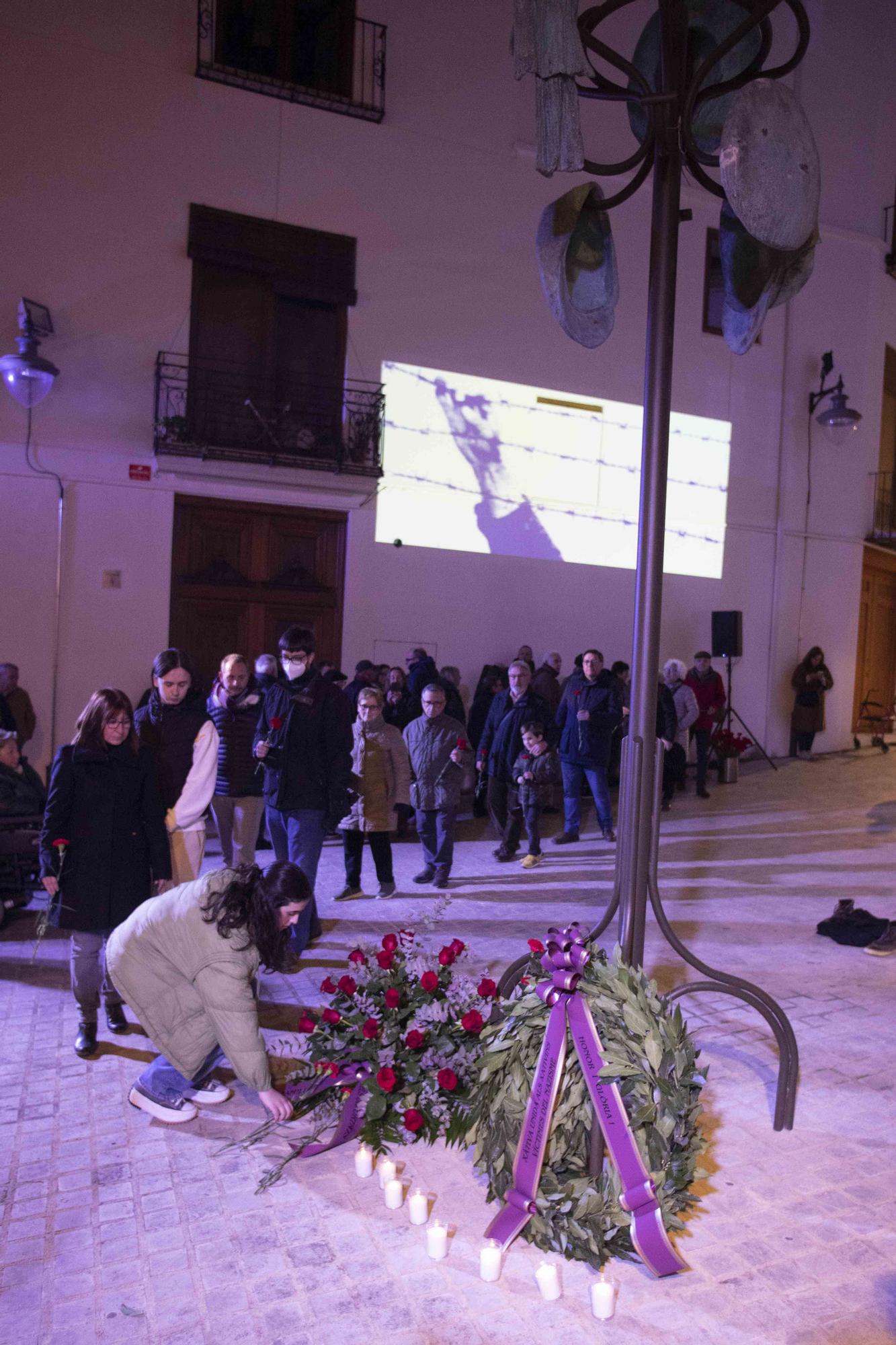 Homenaje a los deportados setabenses en los campos de concentración nazis