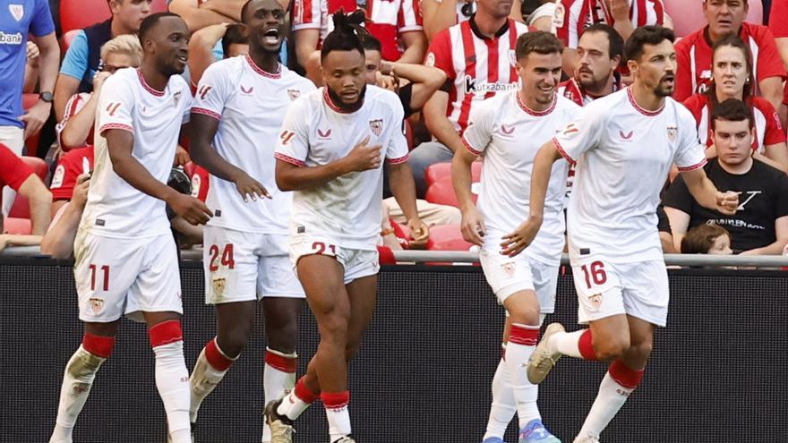 El 1-1 del Sevilla en el Athletic 1 - 1 Sevilla de la jornada 8 de LaLiga EA Sports