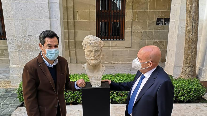 La Junta de Andalucía adquiere a Ifergan Collection el busto del emperador romano Antonino Pío