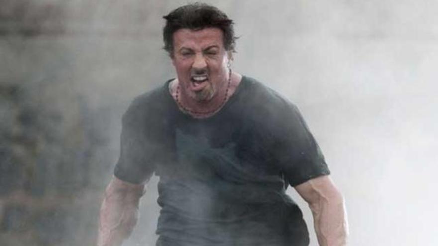 Sylvester Stallone, en una de sus películas.