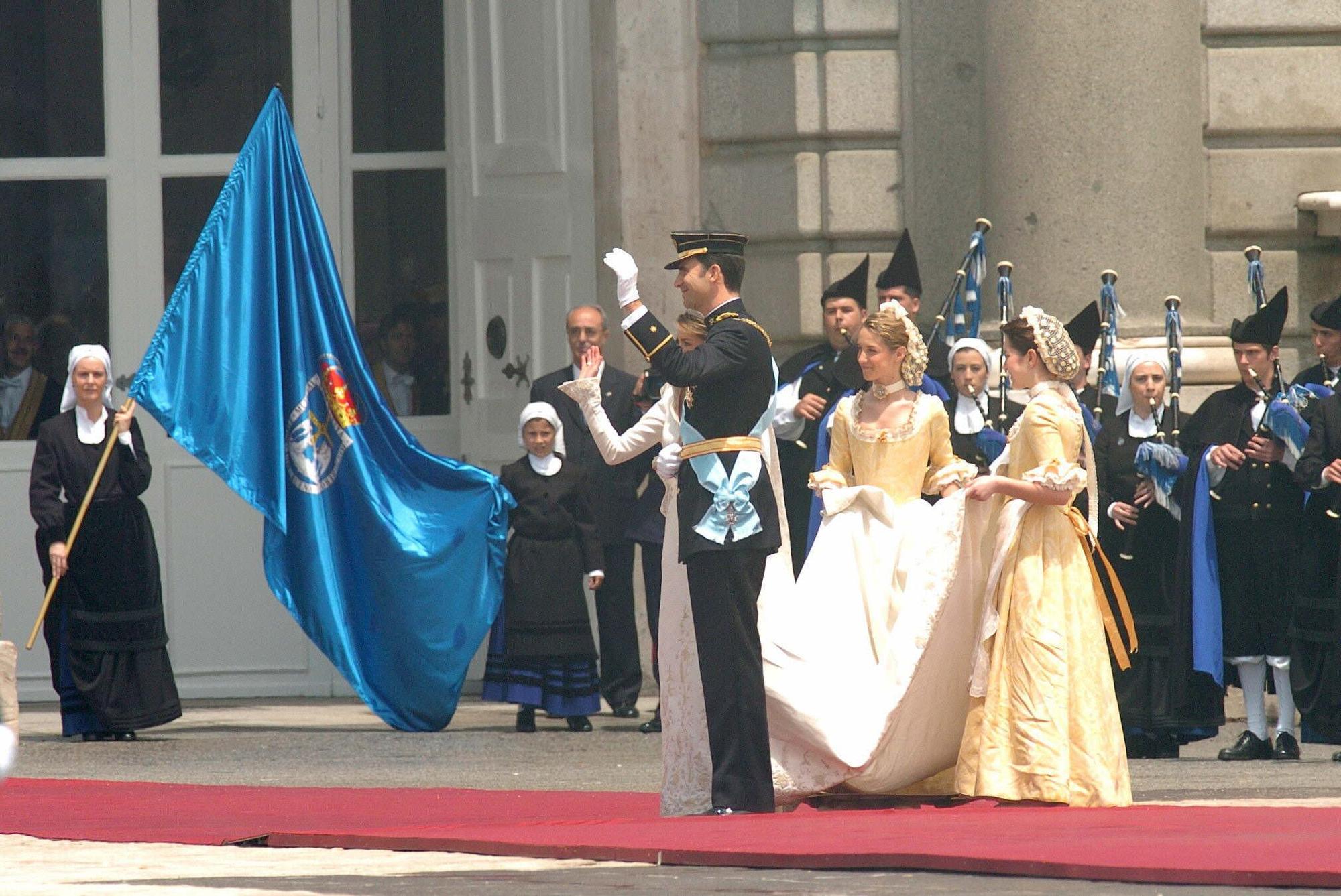 Así fue la boda real de Felipe y Letizia en 2004