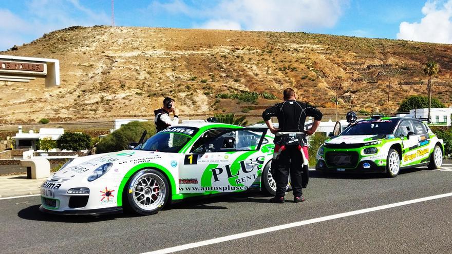 Yeray Lemes-Aitor Cambeiro siguen en racha y ganan en Lanzarote con el Porsche 911-GT3