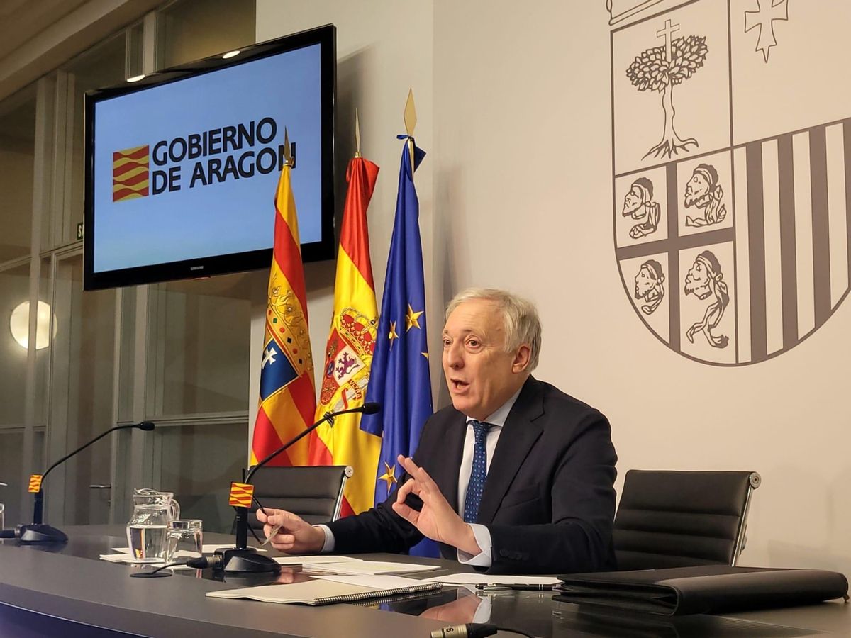 Octavio López, consejero de Fomento, Vivienda, Logística y Cohesión Territorial de Aragón.