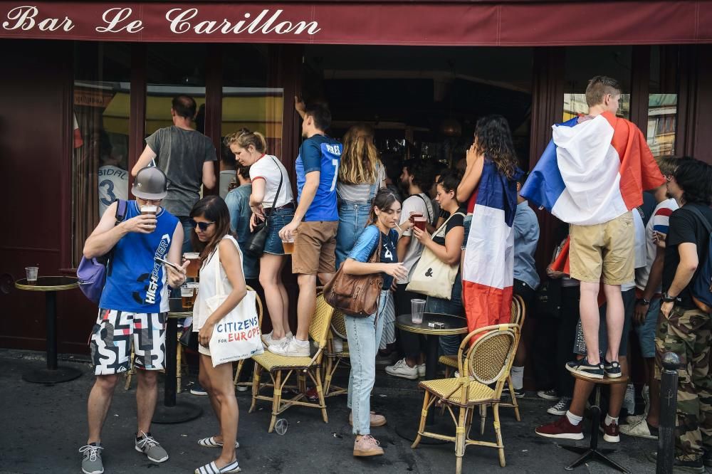 París vibra con la victoria de Francia en el Mundial