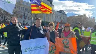 Tractorada | Mallorca está presente en la protesta de agricultores y ganaderos de este lunes en Madrid