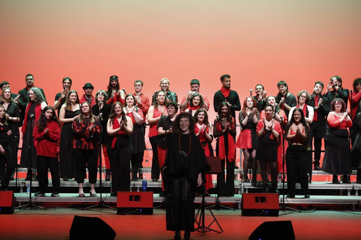 El concierto del Coro Joven de Gijón por su décimo aniversario, en imágenes