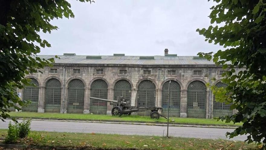 Un cañón histórico de la Fábrica de Armas presidirá una famosa glorieta de Oviedo