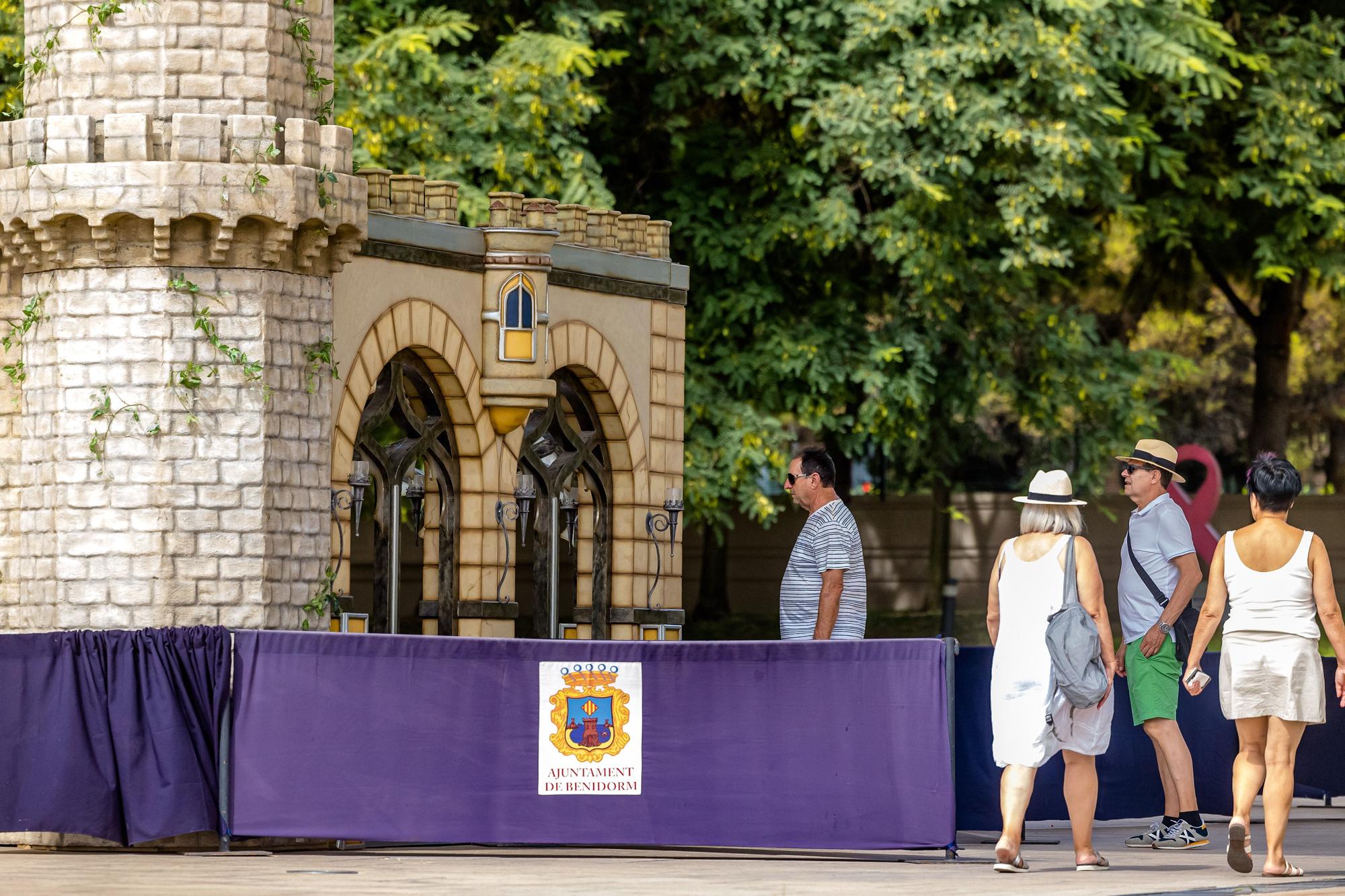 Así es el castillo "de juguete" de los Moros y Cristianos de Benidorm