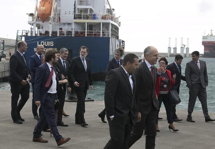 inauguración del puerto de granadilla por el ...