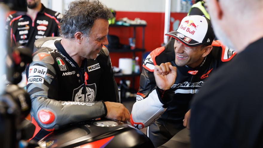 Martín busca la reconciliación (momentánea) con Apriilia en Misano