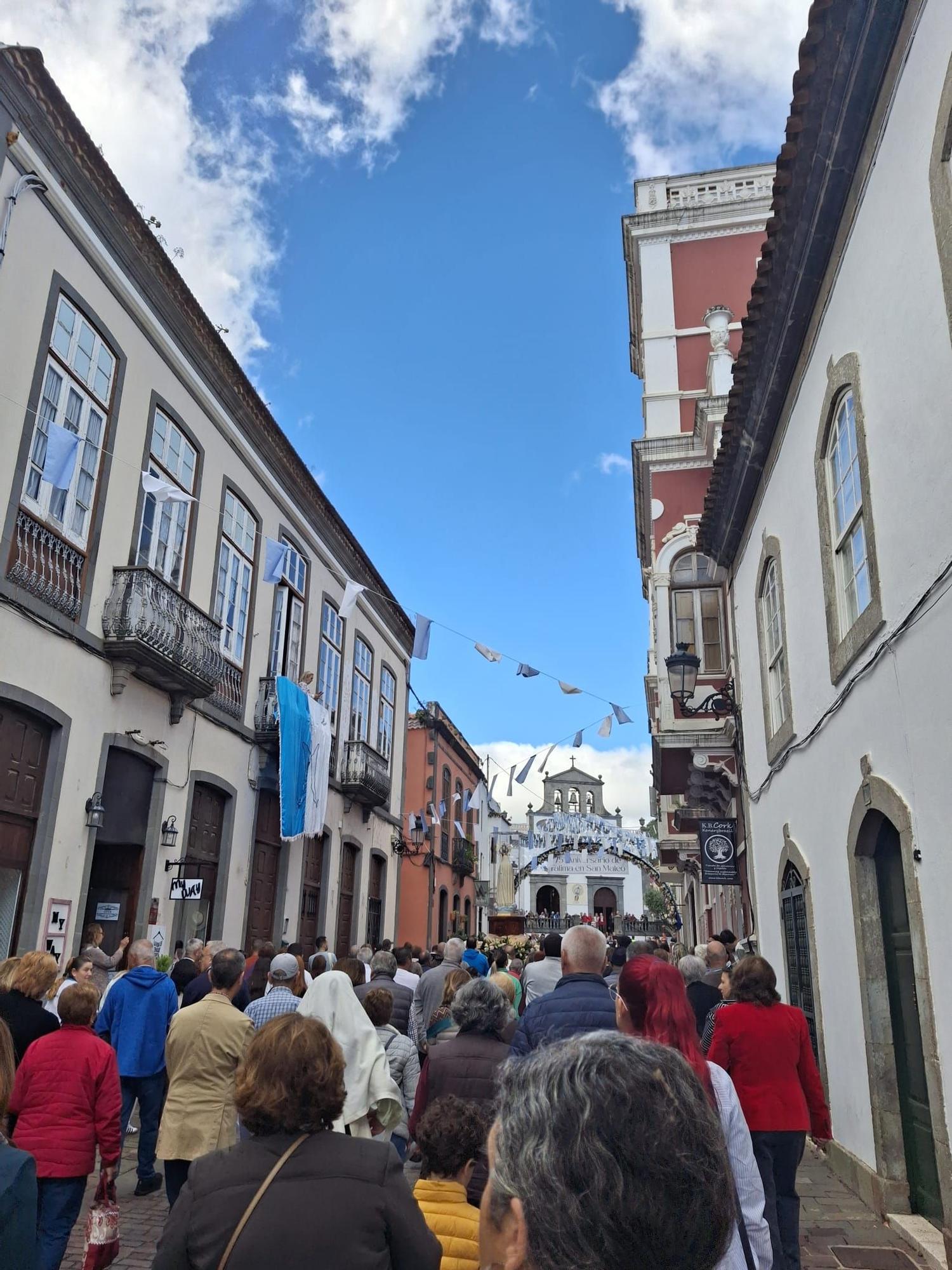 Recreación de la Llegada de la Virgen de Fátima a San Mateo