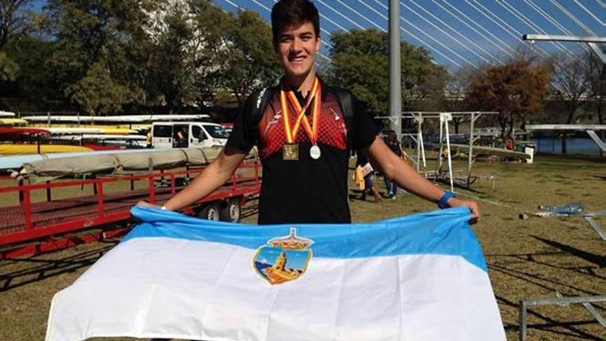 Ander Martín, campeón de España de remo