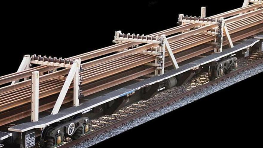 Vagón de transporte de raíles