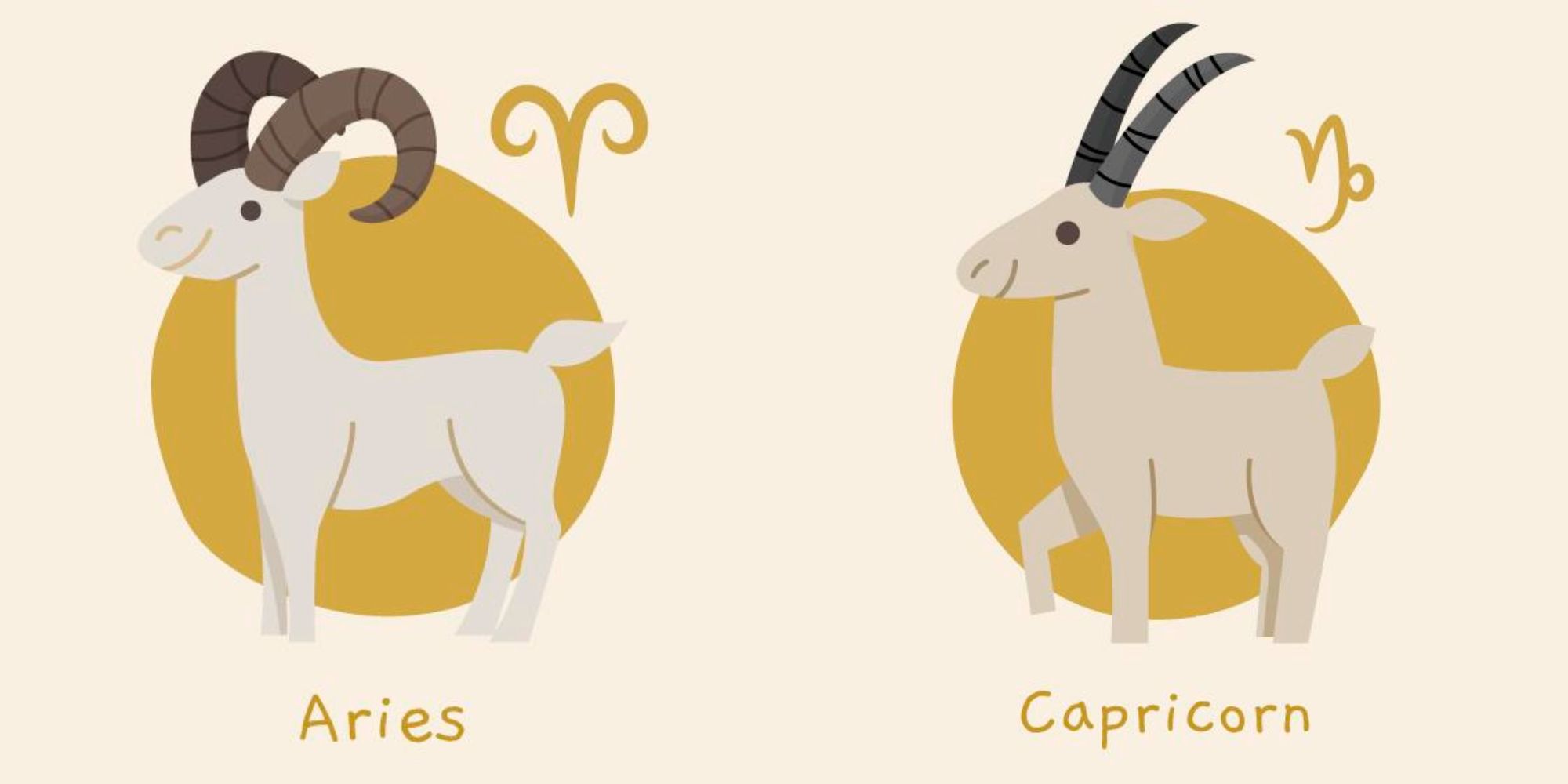 Aries y Capricornio
