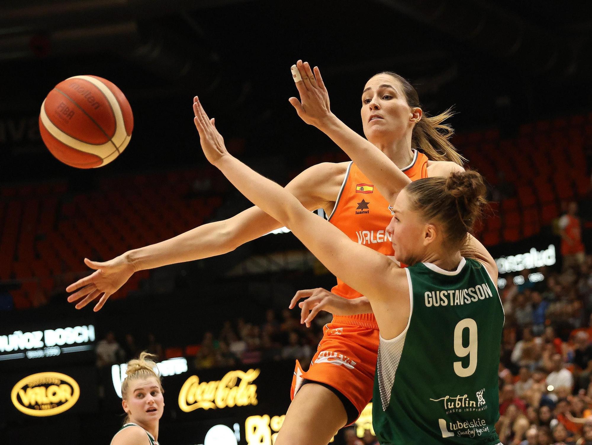 Parido de Euroleauge Women entre el Valencia Basket y el AZS UMCS Lublin