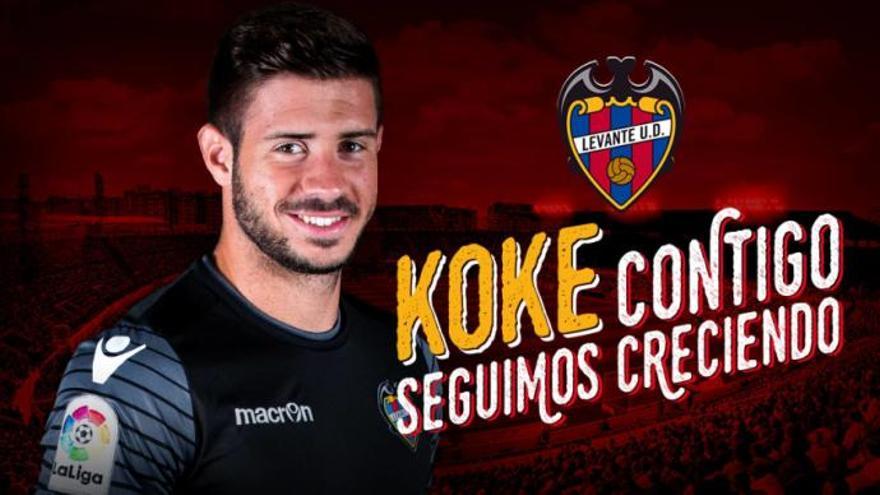 Koke seguirá tres temporadas más en el Levante