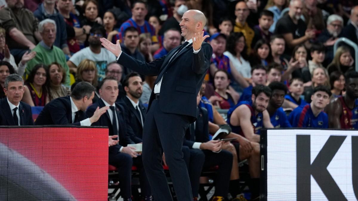 Joan Peñarroya, en el partido de Liga Endesa ante La Laguna Tenerife