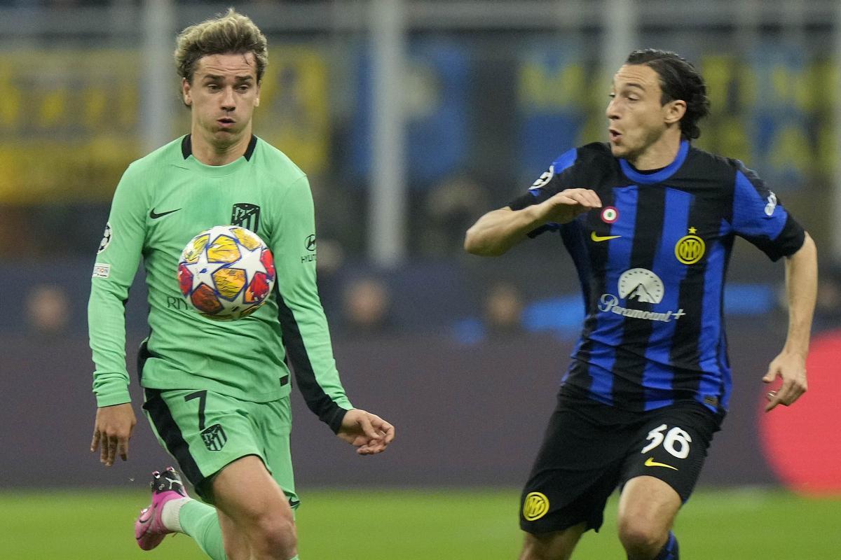 Inter de Milán - Atlético de Madrid: ida de octavos de Champions League, en imágenes