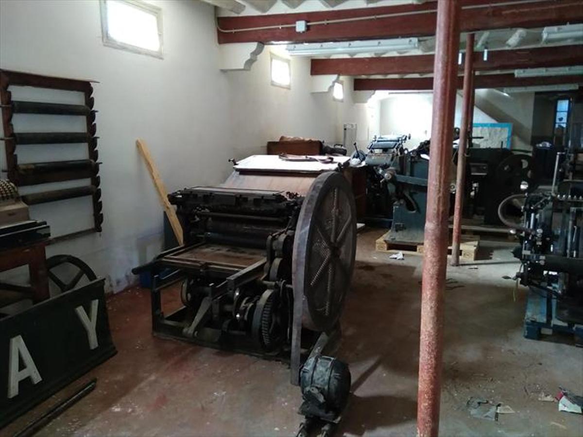 La harinera de Azuara se recupera como museo de la imprenta