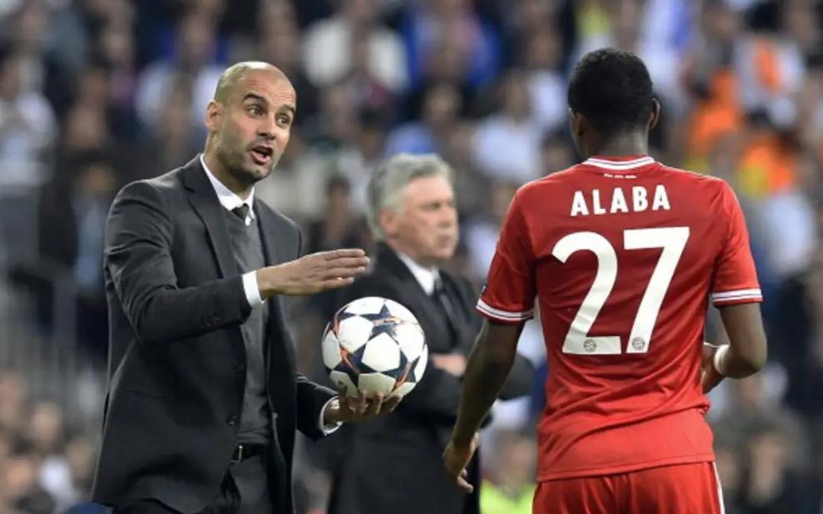 Real Madrid 1-0 Bayern (23-04-2014): Pep Guardiola dejó el Barça, se tomó un año sabático y, a la vuelta y en las filas del Bayern, cayó por primera vez en el Bernabéu. No lo mereció para nada el conjunto bávaro, pero fue la primera vez que Guardiola saboreaba la derrota como técnico en el Bernabéu. Era un un partido de la ida de las semifinales de la Champions. Real Madrid 1-0 Bayern (23-04-2014): Pep Guardiola dejó el Barça, se tomó un año sabático y, a la vuelta y en las filas del Bayern, cayó por primera vez en el Bernabéu. No lo mereció para nada el conjunto bávaro, pero fue la primera vez que Guardiola saboreaba la derrota como técnico en el Bernabéu. Era un un partido de la ida de las semifinales de la Champions.